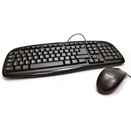 Teclado y Ratón Optico BIWOND BT3, cable USB