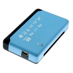 Lector / Grabador de Tarjetas Externo ALL IN ONE, USB 