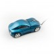 Ratón Optico MTK Coche 3D USB, Color Azul