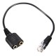 Cable Adaptador RJ9 a Jack