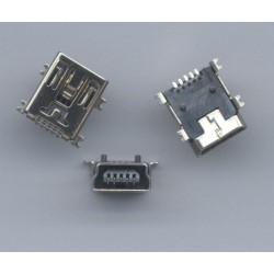 Conector Mini USB 5 pines (Mini B5) SMD