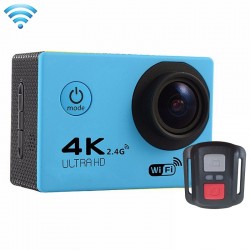 Cámara Deportiva 4K 30FPS, Sumergible, LCD 2", Wifi y mando remoto