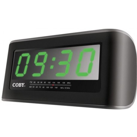 Radio Reloj Despertador Digital COBY CR-A108 AM/FM Jumbo