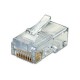 5x Conector RJ45 CAT5 CAT6 Macho para crimpar 8P8C