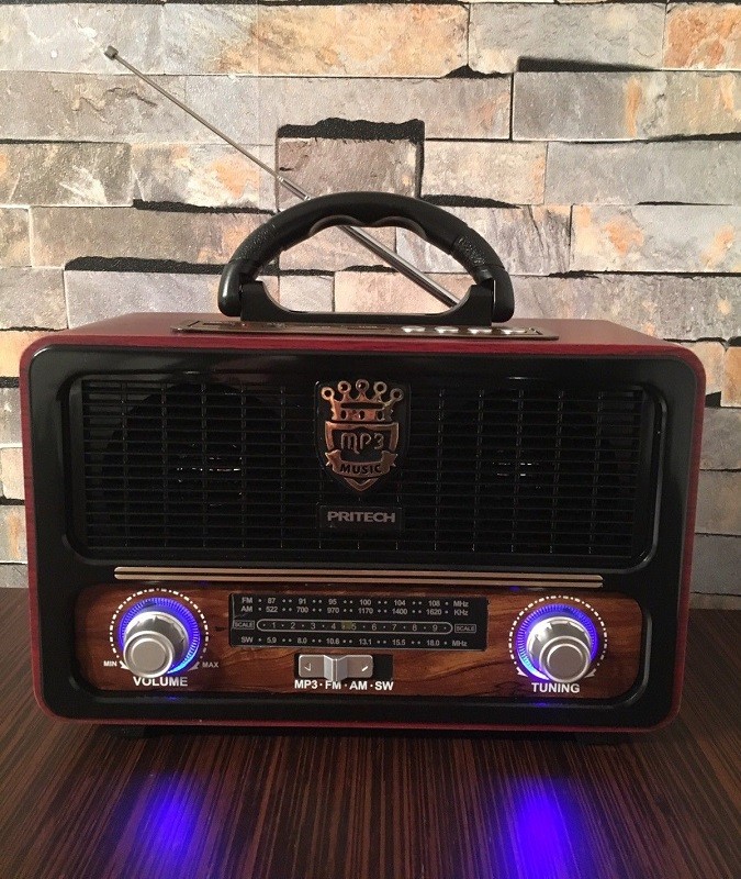 Radio Vintage. Bluetooth, con MP3, USB, SD