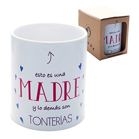 Original Taza de Cerámica decorada con frase - Esto es una Madre y lo demás son tonterías