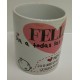 Original Taza de Cerámica decorada con frase - Feliz día a todas las madres