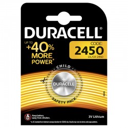 Pila CR2450 DURACELL (Pila Litio Botón)