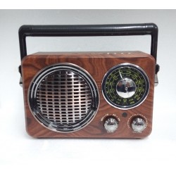 Radio Vintage. Altavoz Bluetooth estilo Retro con Radio, MP3, USB, SD Pritech PBP-203