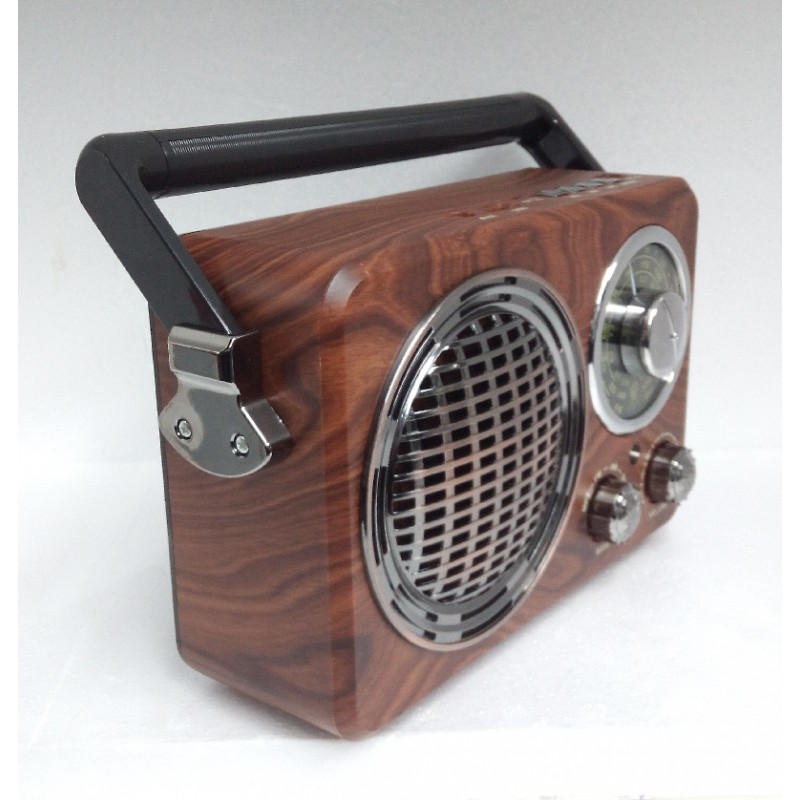 Retro Vintage Radio Bluetooth Usb Coche Antiguo Escarabajo Ó