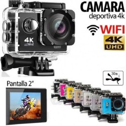 Camara Deportiva con Wifi Sumergible 30 Metros