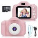 MINI CAMARA CARTOON DIGITAL INFANTIL PARA NIÑOS 720 P CABLE DE CARGA Y CORDÓN PARA COLGAR.