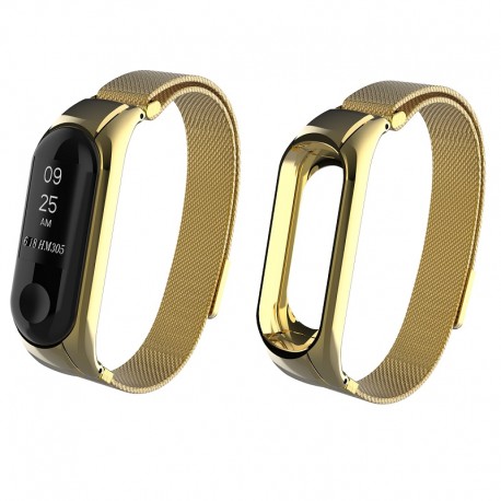 Pulsera Metálico compatible Xiaomi Mi Band 4 con cierre de imán.