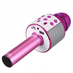 Micrófono inalambrico karaoke bluetooth MP3 USB SD