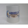 Original Taza de Cerámica decorada con frase -Abuelo en tres palabras Te-Qui-ero-