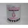Original Taza de Cerámica decorada con frase -Eres la prima con más salero del mundo entero- -