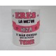 Original Taza de Cerámica decorada con frase - Eres la mejor hija y más genial que se puede tener-