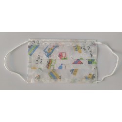 Mascarilla desechable infantil modelo Cochecitos. Pack 10 unidades