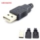 Conector Aereo USB A Macho con funda