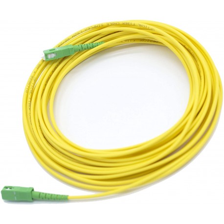 Cable Fibra Óptica para Router (Movistar, Orange, Vodafone, Masmovil, Yoigo...) Monomodo SC-APC
