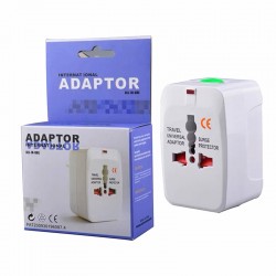 Adaptador de Enchufe de Viaje Universal (Internacional) Todo en Uno