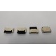 Conector FFC/FPC de cable plano 8pin 0.5mm Inserción Frontal con tapa trasera