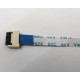 Conector FFC/FPC de cable plano 8pin 0.5mm Inserción Frontal con tapa trasera