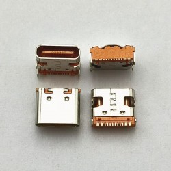 Conector USB SMT tipo C hembra 16 Pines USB 3.1