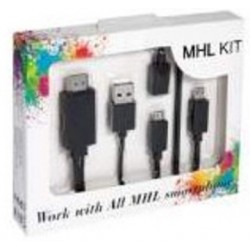 Cable A/V micro USB a HDMI para móviles con MHL