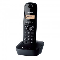 Teléfono Inalámbrico Panasonic DECT KX-TG1611 Negro