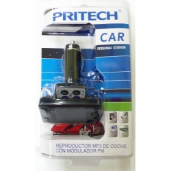 Reproductor MP3 de Coche con Modulador FM PRITECH CC-774