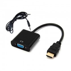 Convertidor HDMI a VGA con Audio