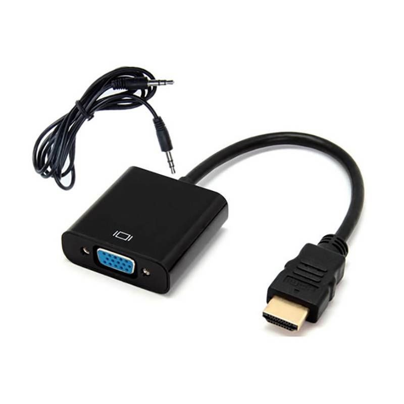 Adaptador Hdmi A Vga Con Audio