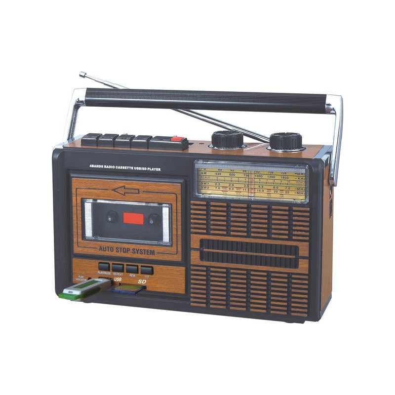 Radio Con Batería Recargable, Bluetooth, Fm/am / Sw1-5, Con Linterna, Cable  Usb Carga Incluido con Ofertas en Carrefour
