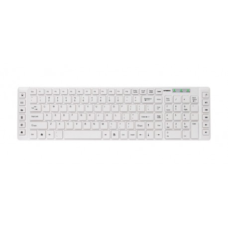 Teclado B-Move Chocolate Blanco Slim Multimedia